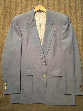 MENS HART, SCHAFFNER, AND MARX LIGHTEWEIGHT WOOL BLAZER BY JACK NICKLAUS